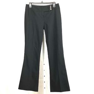 Bailey’s Point black low rise flare slacks 3/4 662